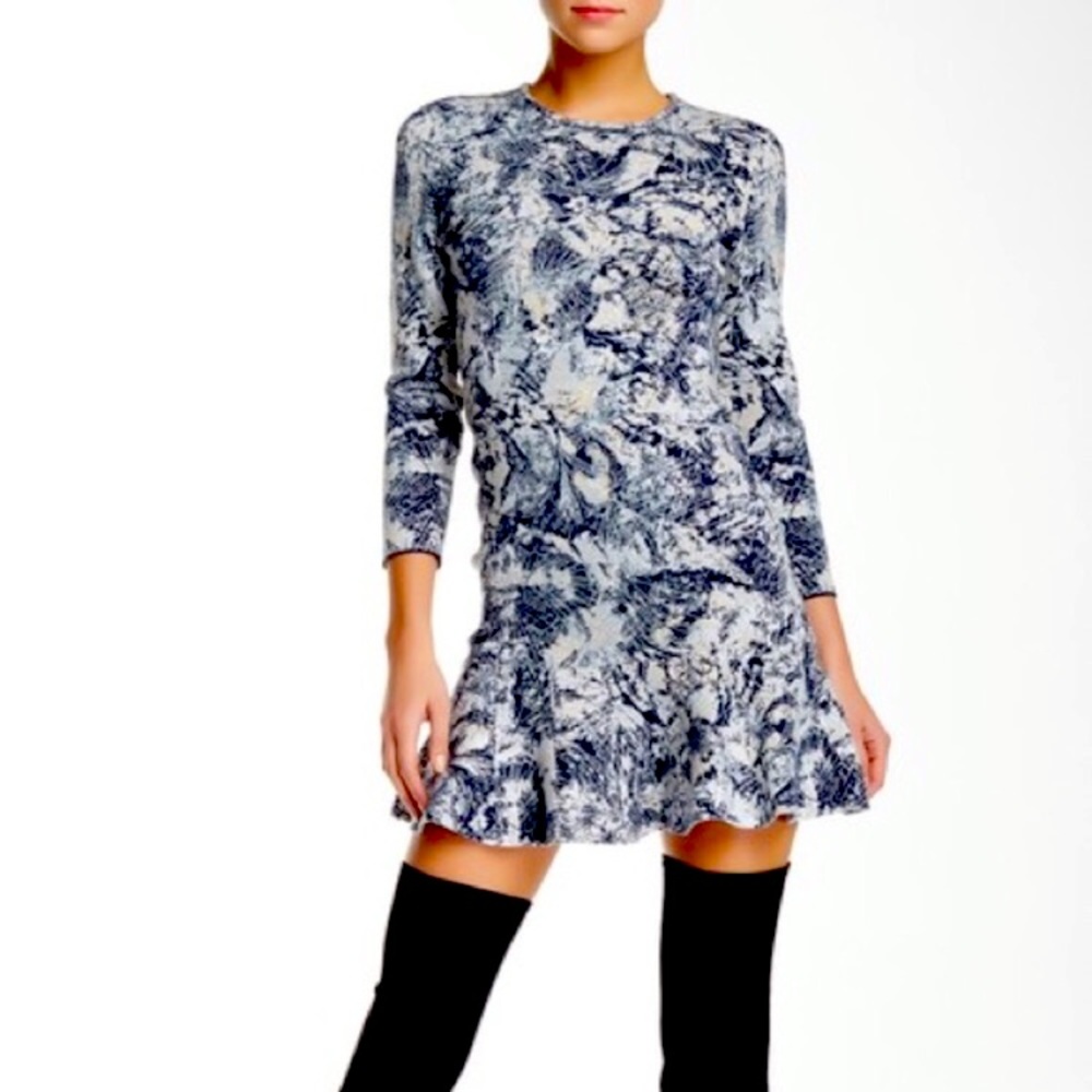 BCBGMAXAZRIA Women's Leilani Jacquard Dress